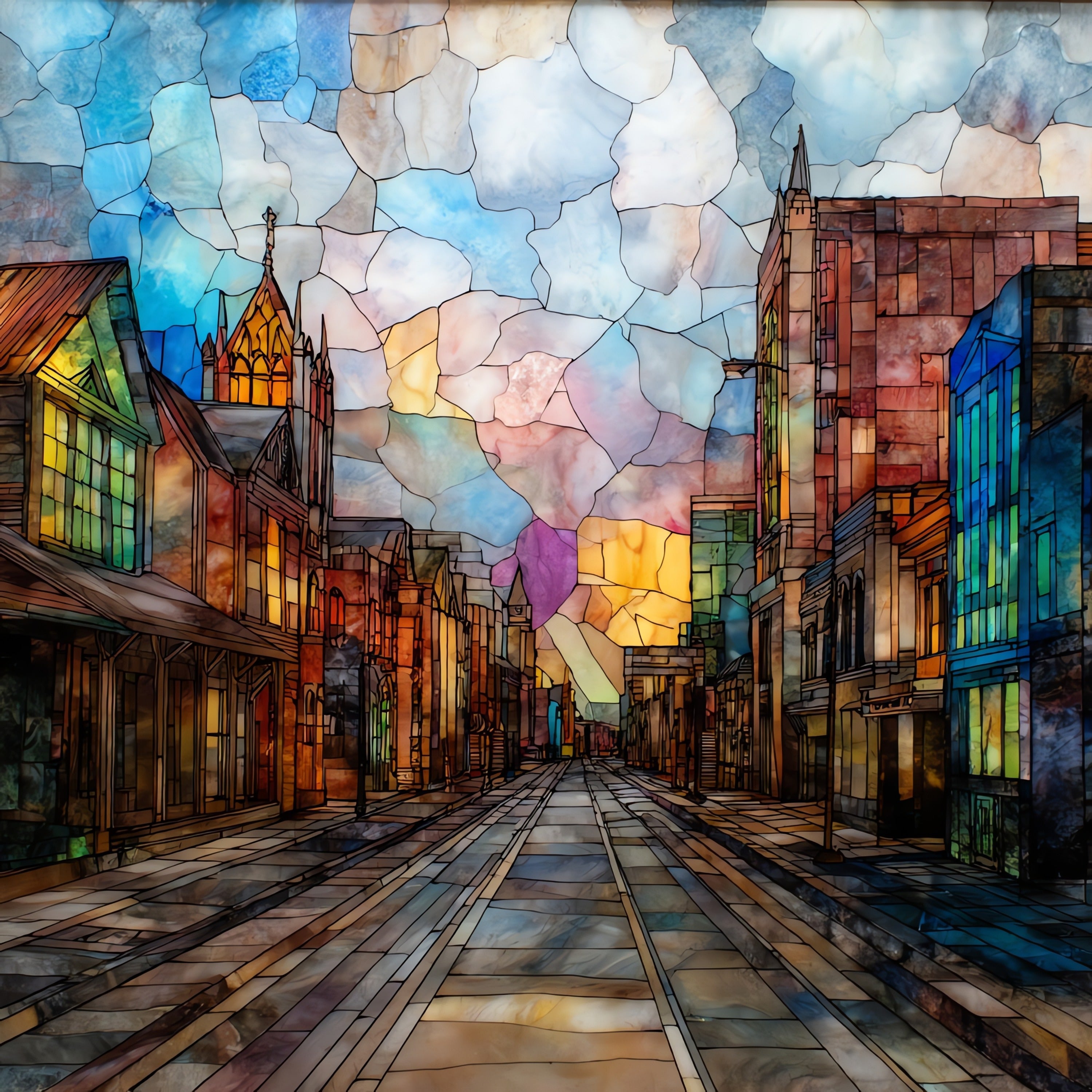 Eastern Market — ceramic art tile