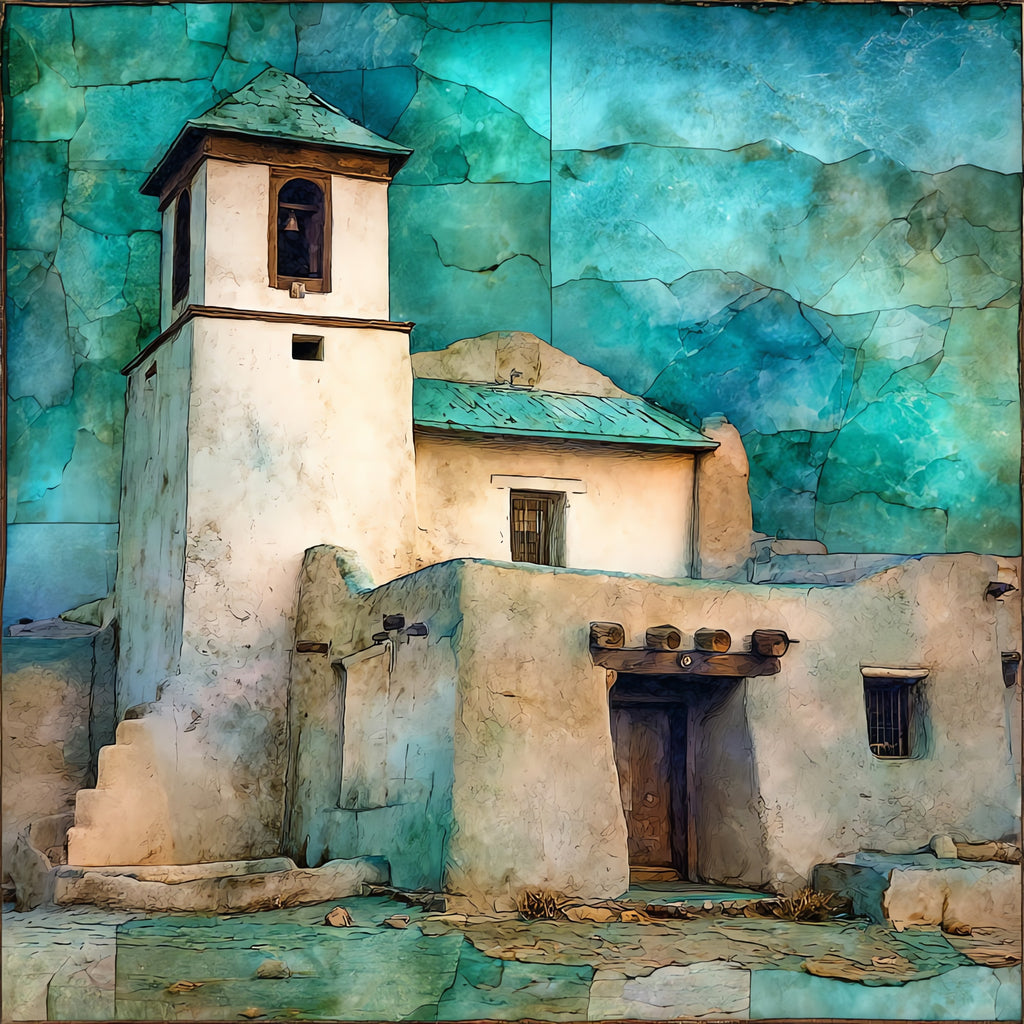 San Jose Mission — ceramic art tile