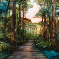 Audubon Corkscrew Swamp wood — ceramic art tile