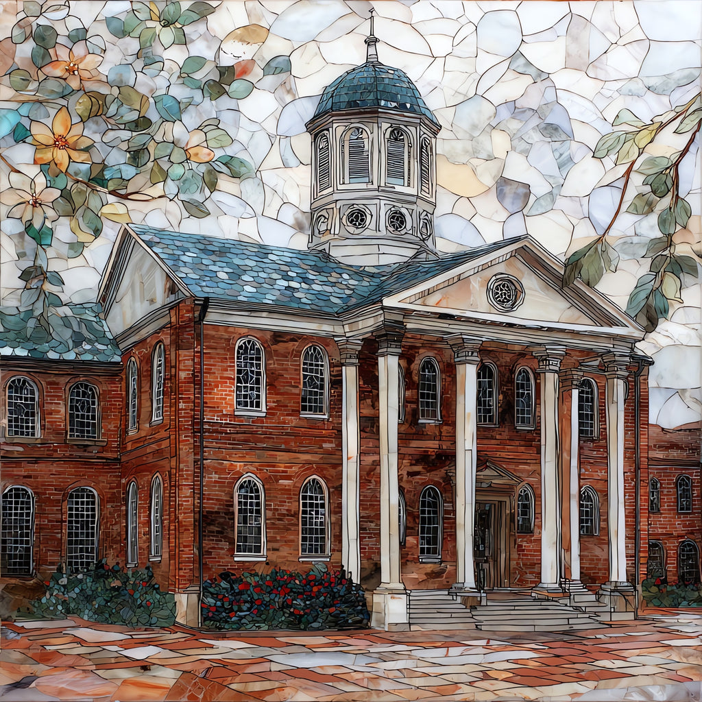 Court Square — ceramic art tile