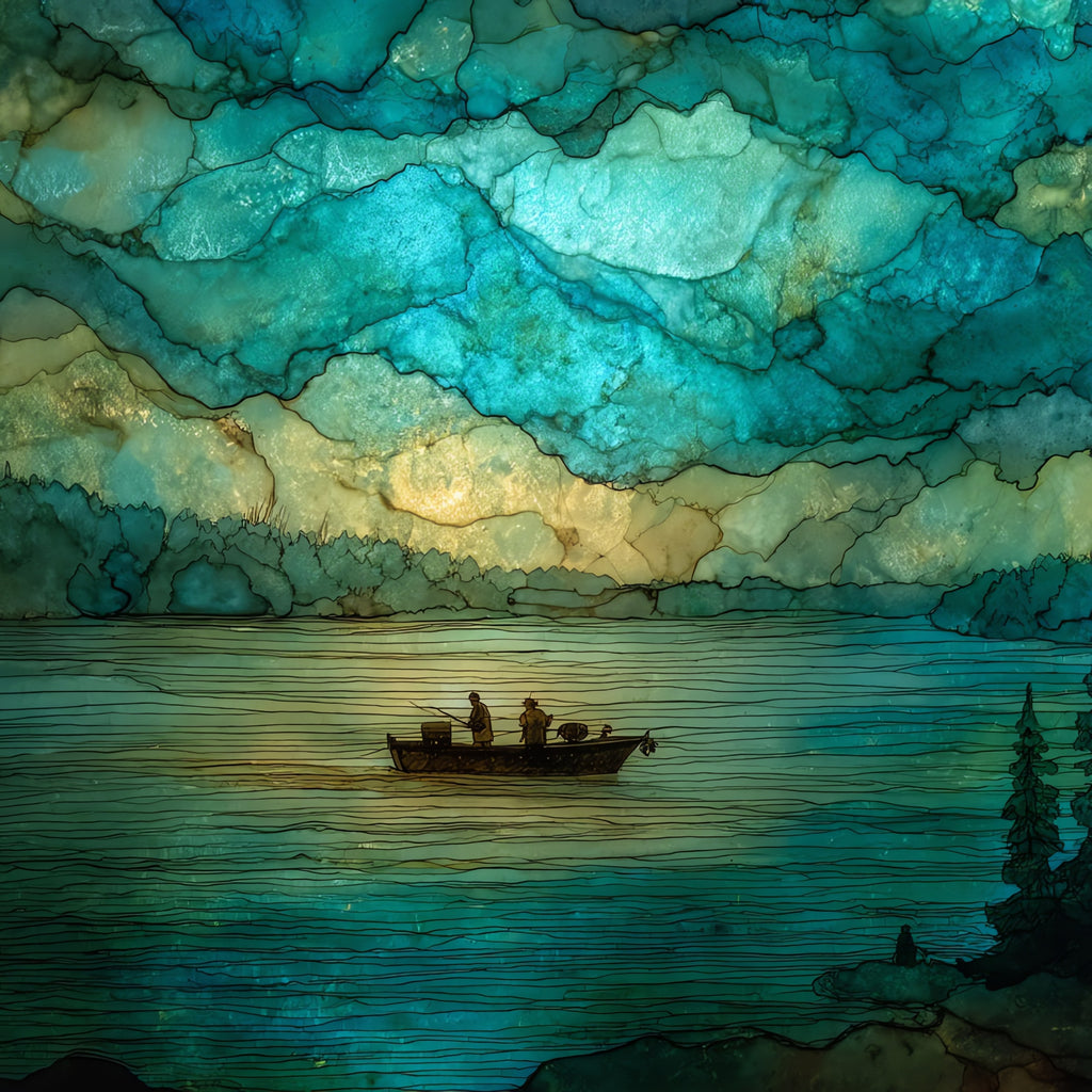 Lake of the Woods — ceramic art tile