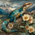 Many Glacier Salamander Glacier — ceramic art tile
