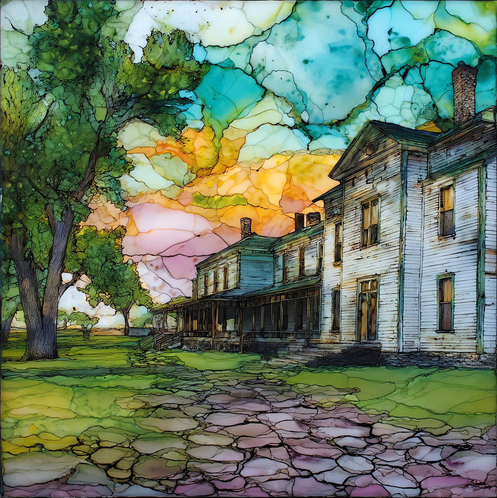 Fort Laramie National Historic — ceramic art tile