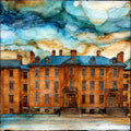 the Trenton Old Barracks — ceramic art tile