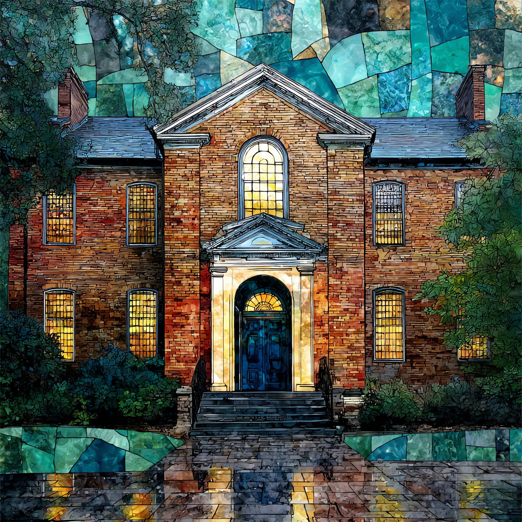 Macculloch Hall — ceramic art tile