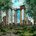 the Windsor Ruins near — ceramic art tile