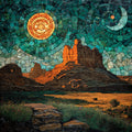 Fajada Butte — ceramic art tile