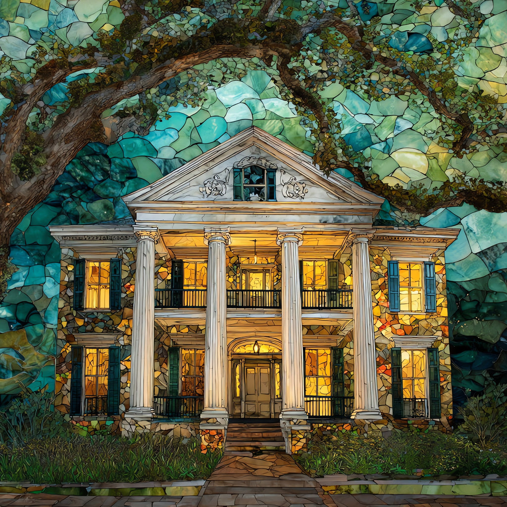 Stanton Hall — ceramic art tile