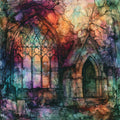 the Crown Hill Cemetery — ceramic art tile