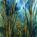 Tallgrass Bluestem prairie — ceramic art tile