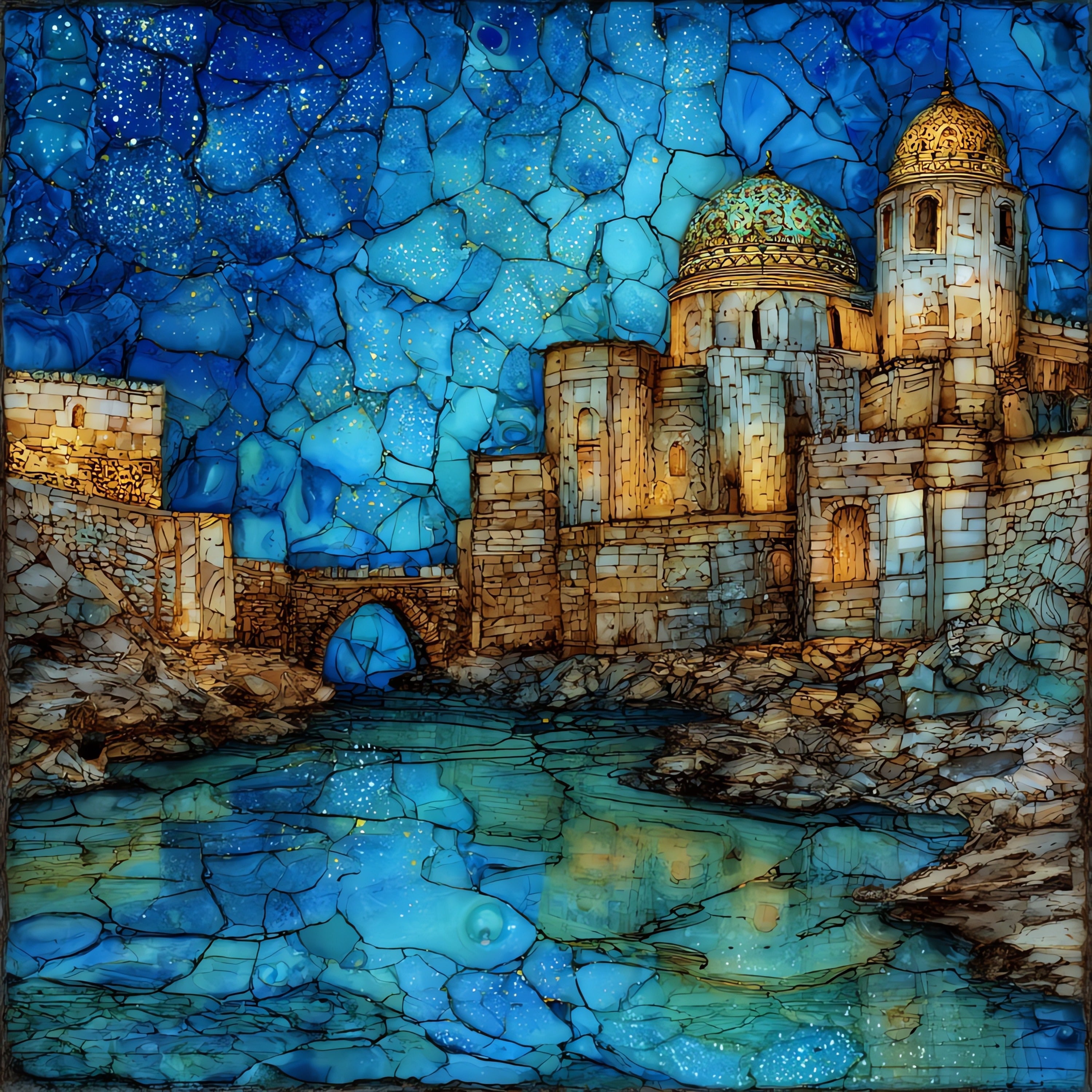 Palace of the Grand Master — ceramic art tile