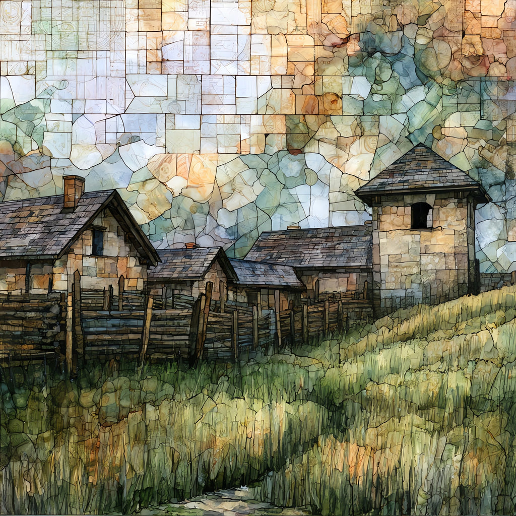 Fort Buford State Historic — ceramic art tile