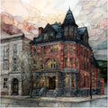 the St Johnsbury Athenaeum — ceramic art tile