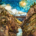 Sunlight Basin — ceramic art tile