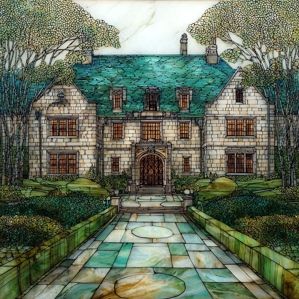 Old Westbury Gardens on — ceramic art tile