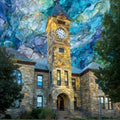 the Chase County Courthouse — ceramic art tile