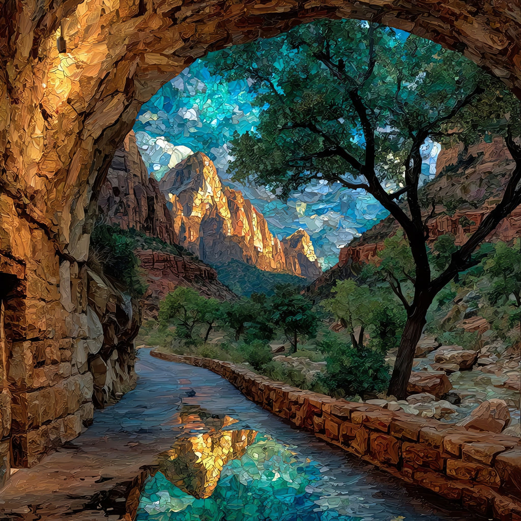 the historic Zion-Mount Carmel — ceramic art tile