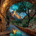 the historic Zion-Mount Carmel — ceramic art tile