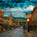 Durango Main Avenue San Juans — ceramic art tile