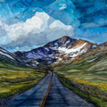 the Snowy Range Scenic Byway — ceramic art tile