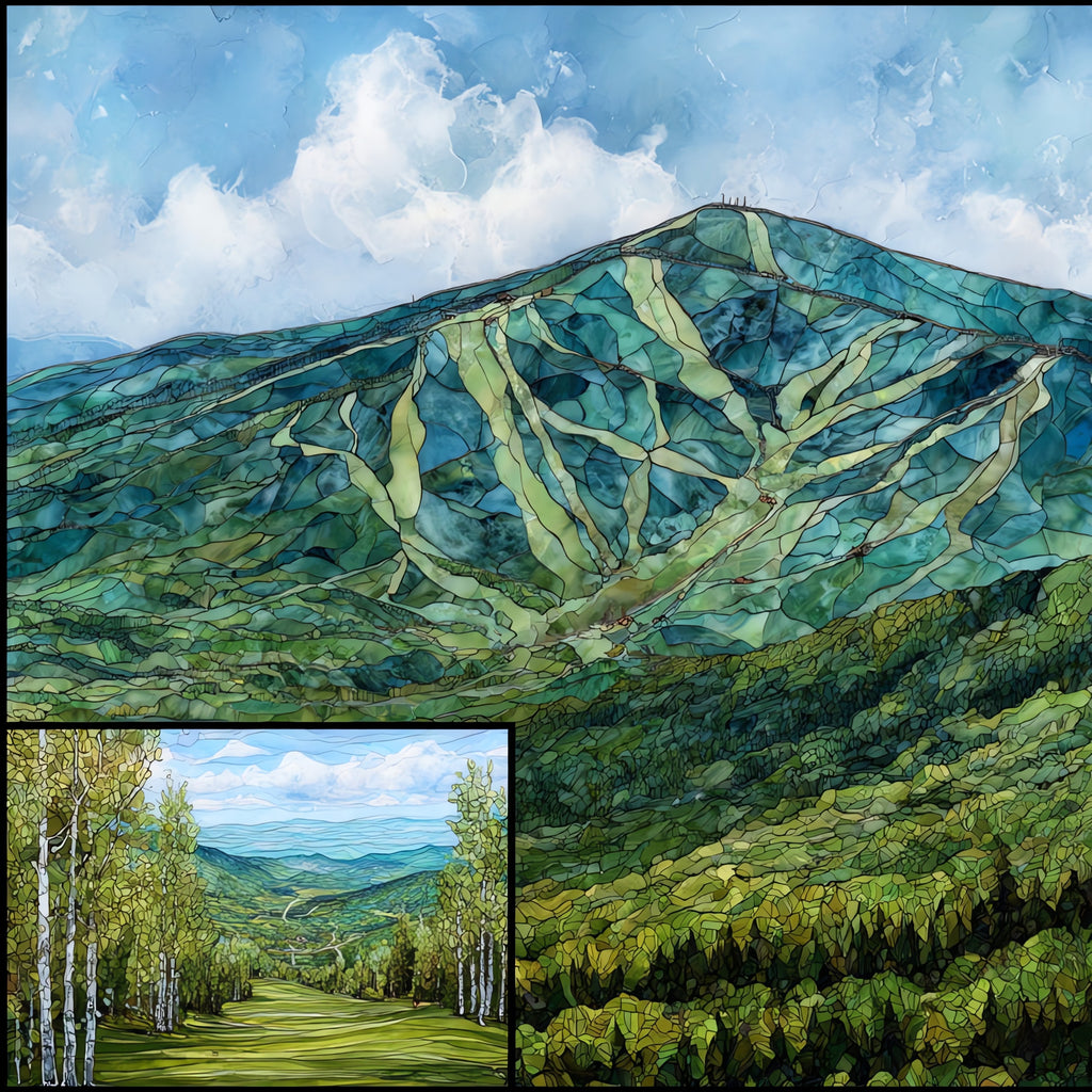 Mount Ellen — ceramic art tile