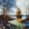 Washington Crossing State Park — ceramic art tile