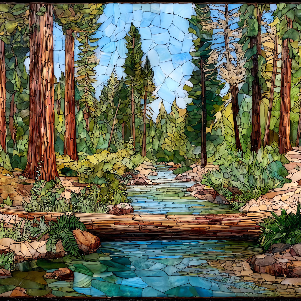 Galena Creek Park — ceramic art tile