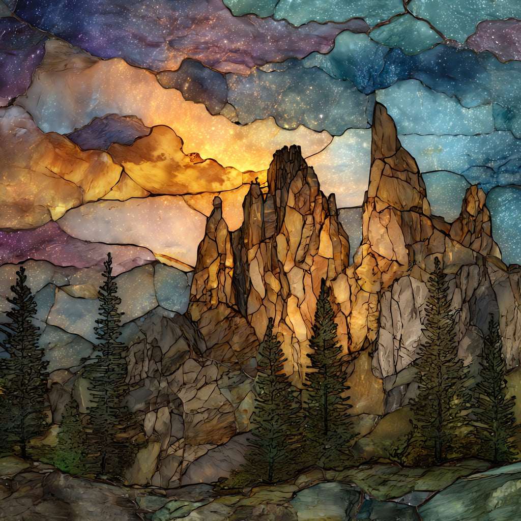 Devils Head Lookout Front Range — ceramic art tile