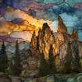 Devils Head Lookout Front Range — ceramic art tile
