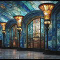 Newark Penn Station Art — ceramic art tile