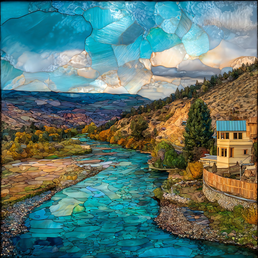 Pagosa Springs hot pools San Juans — ceramic art tile