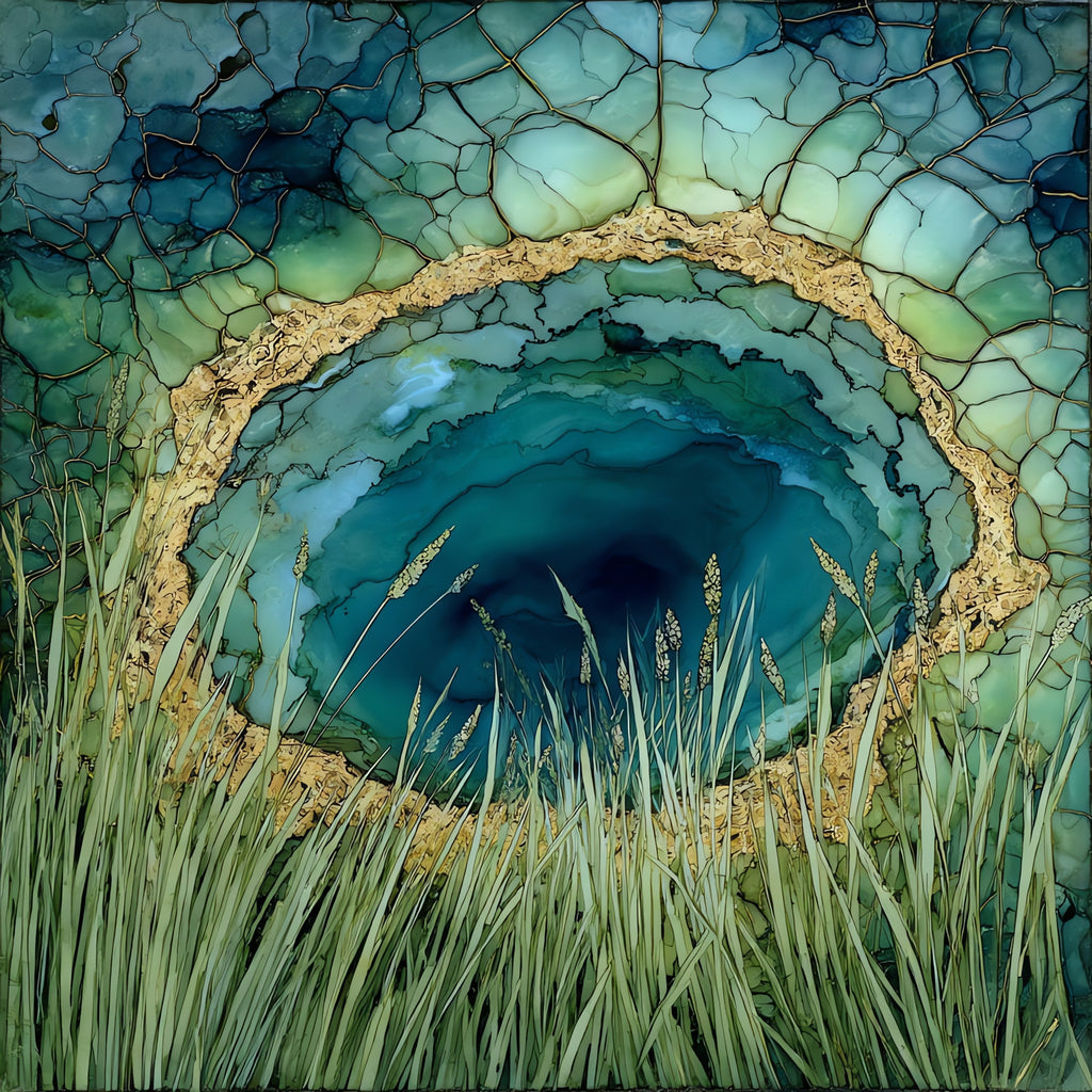 Big Basin Prairie Preserve — ceramic art tile