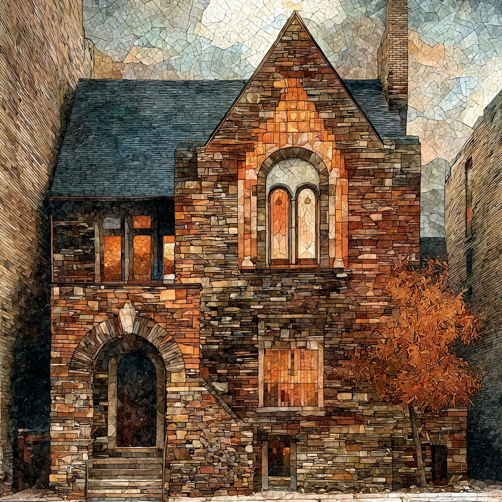 the Grant Wood Studio — ceramic art tile