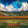 the Field of Dreams baseball diamond — ceramic art tile