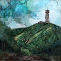 Bromley Mountain — ceramic art tile