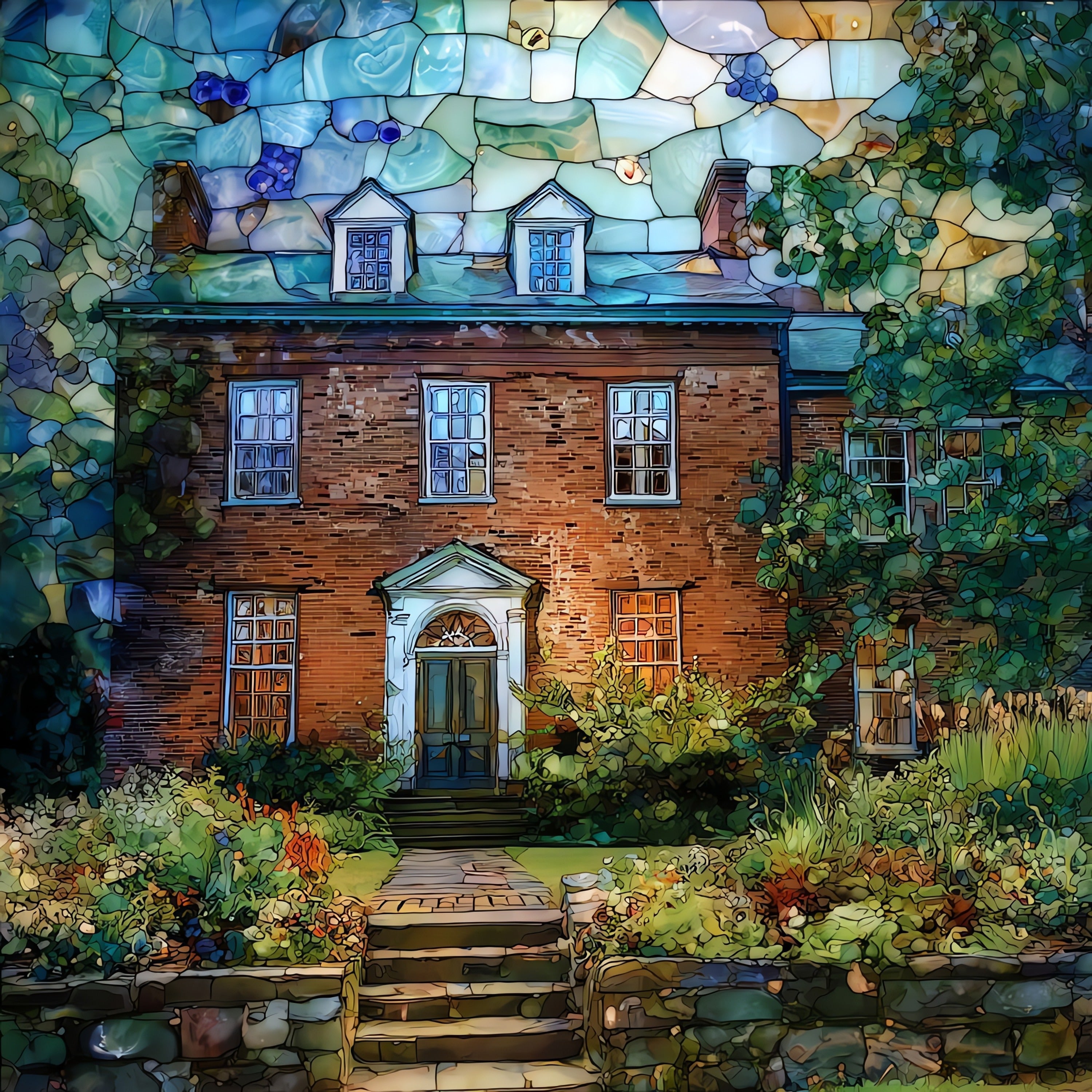 the William Paca House — ceramic art tile