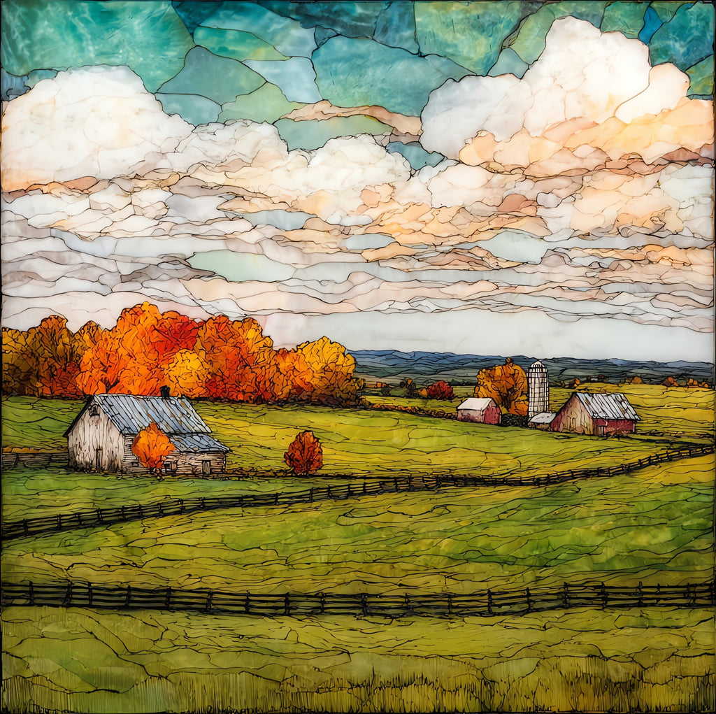 Bonnaroo Farm — ceramic art tile