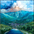Killington Resort base village — ceramic art tile