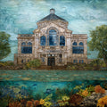 the Belle Isle Aquarium — ceramic art tile