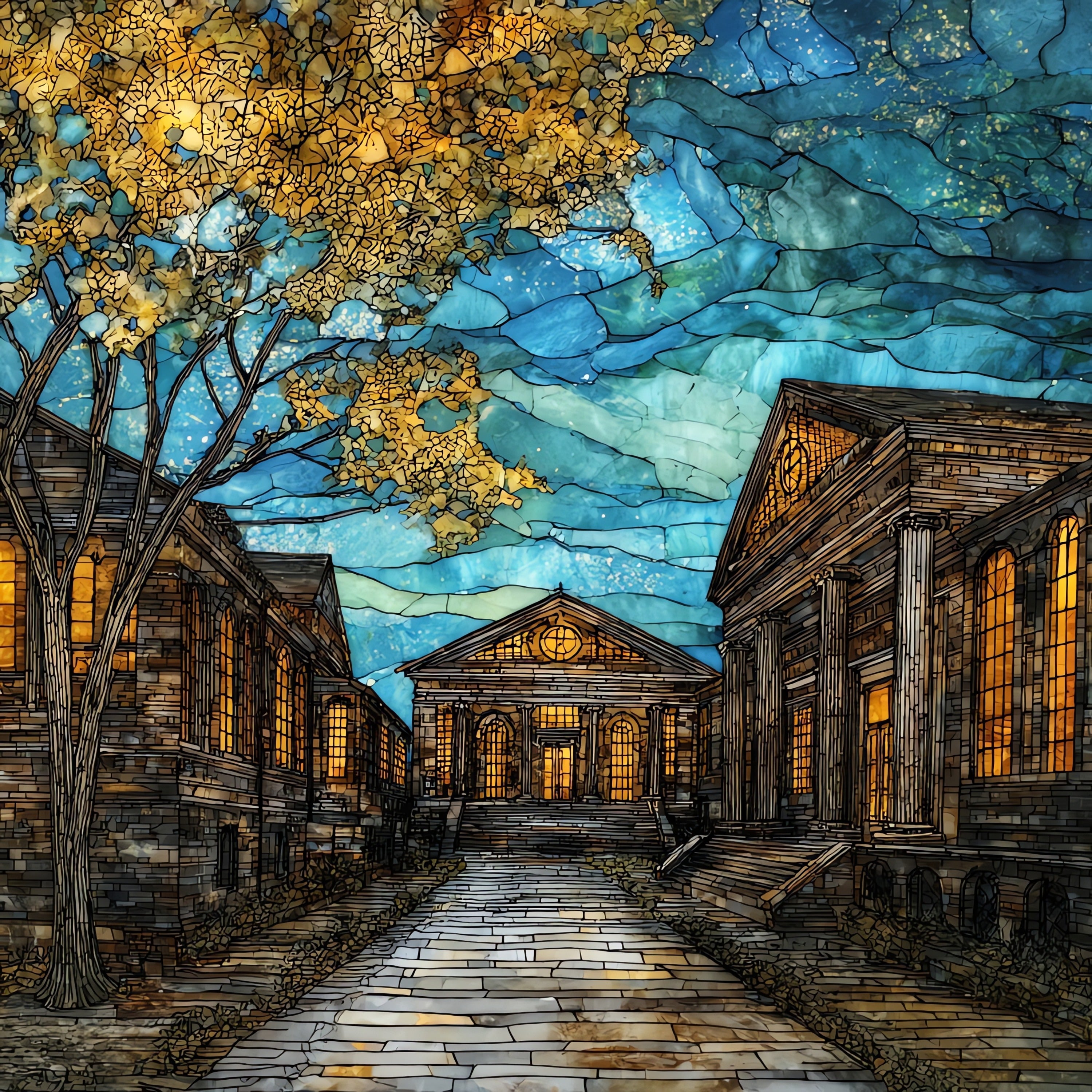 Snug Harbor Cultural Center — ceramic art tile