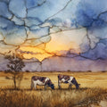 the Flint Hills — ceramic art tile