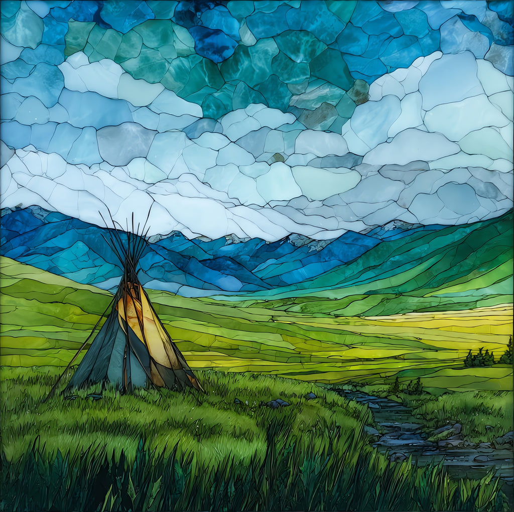 the Big Hole National Battlefield in — ceramic art tile