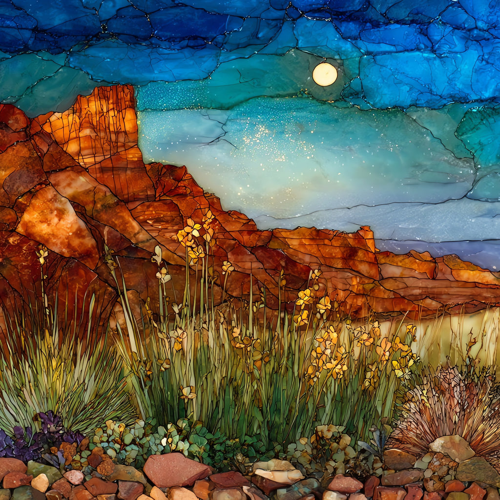 Pipestone National Monument sacred — ceramic art tile