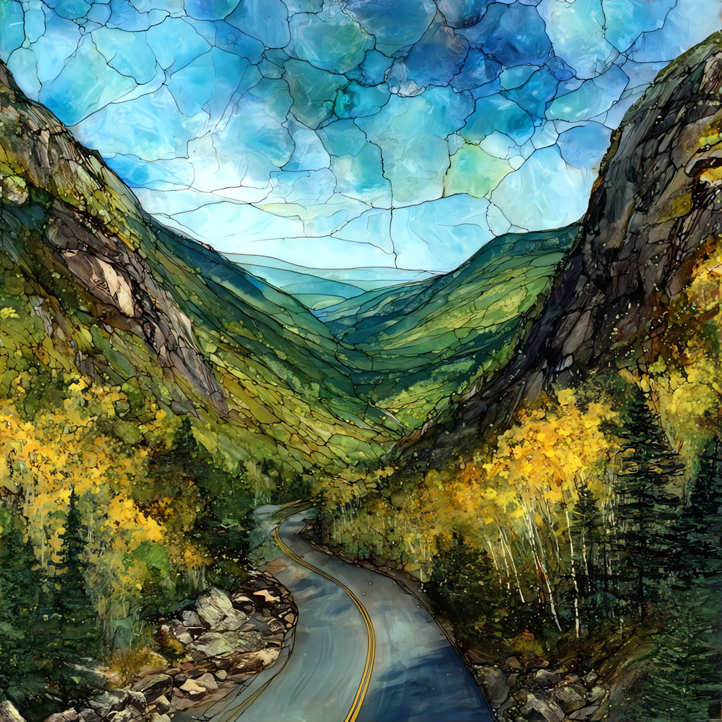 Smugglers' Notch — ceramic art tile