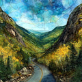 Smugglers' Notch — ceramic art tile
