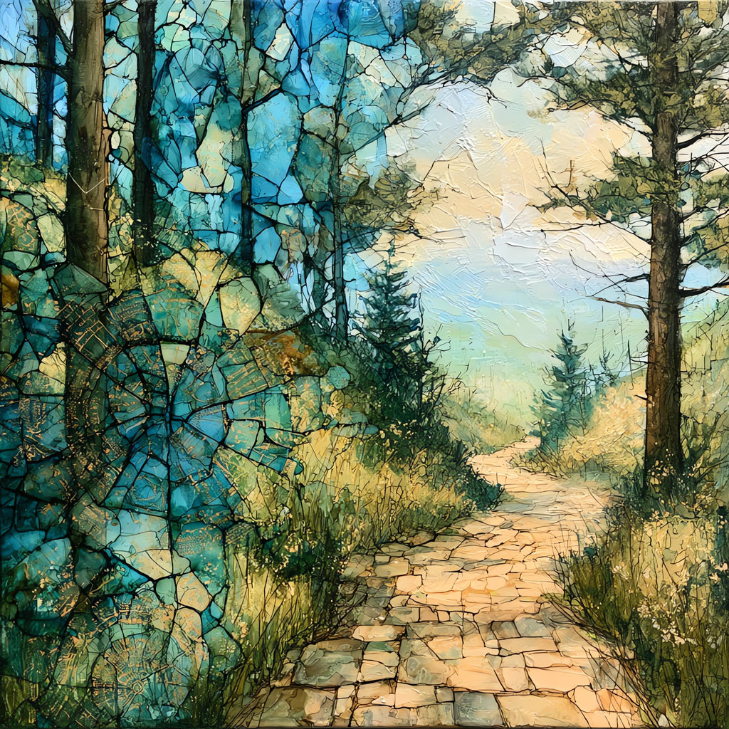 the 3 Dunes Trail — ceramic art tile