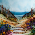 the Island Beach State — ceramic art tile