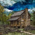 the John Oliver Cabin — ceramic art tile