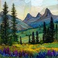 Shoshone National Forest — ceramic art tile