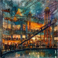 Mall of America Nickelodeon — ceramic art tile